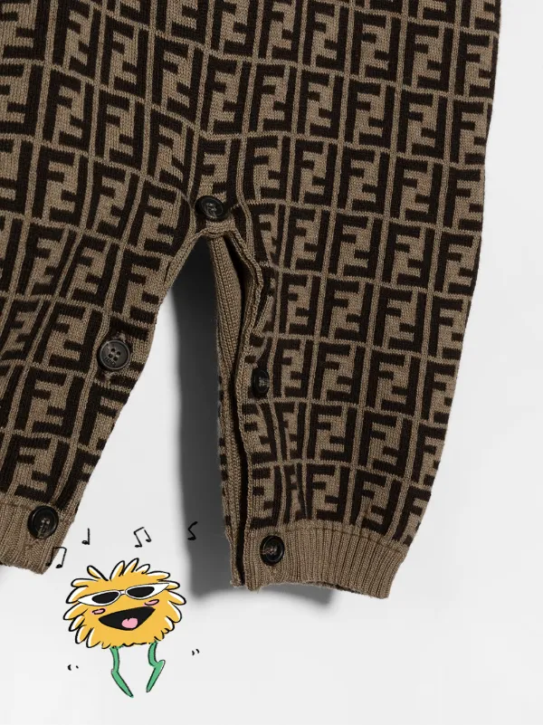 Fendi Kids インターシャ ロンパース 通販 - FARFETCH