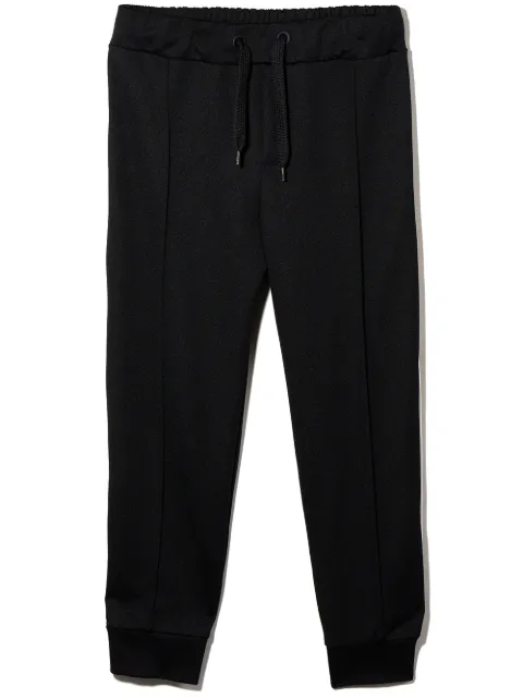 Fendi Kids logo pattern side panel track trousers