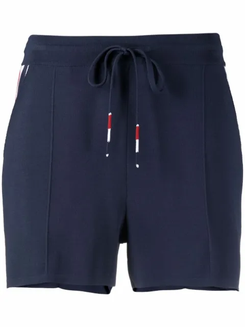 Thom Browne RWB pintuck shorts