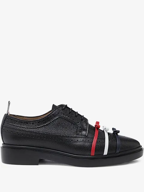 Thom Browne rubber sole three-bow longwing brogues