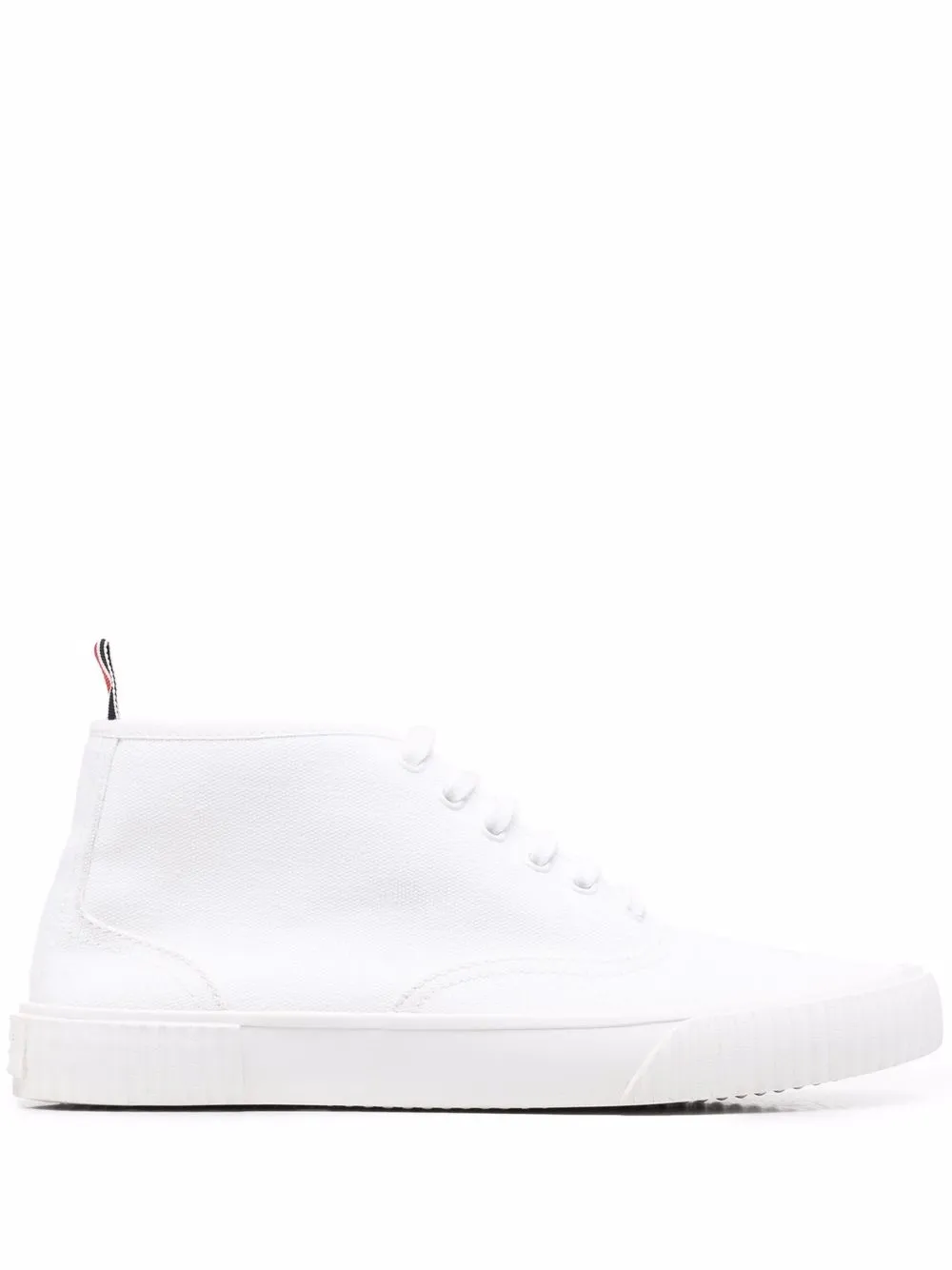 

Thom Browne teis mid-top Heritage - Blanco