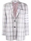 Thom Browne check sports jacket - White