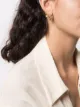 Salvatore Ferragamo أقراط لونان مطلية