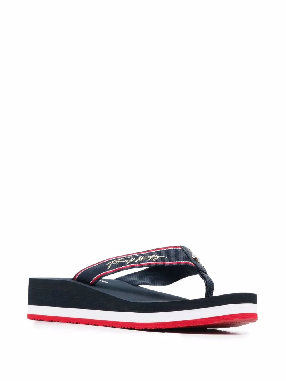 фото Tommy hilfiger шлепанцы signature wedge