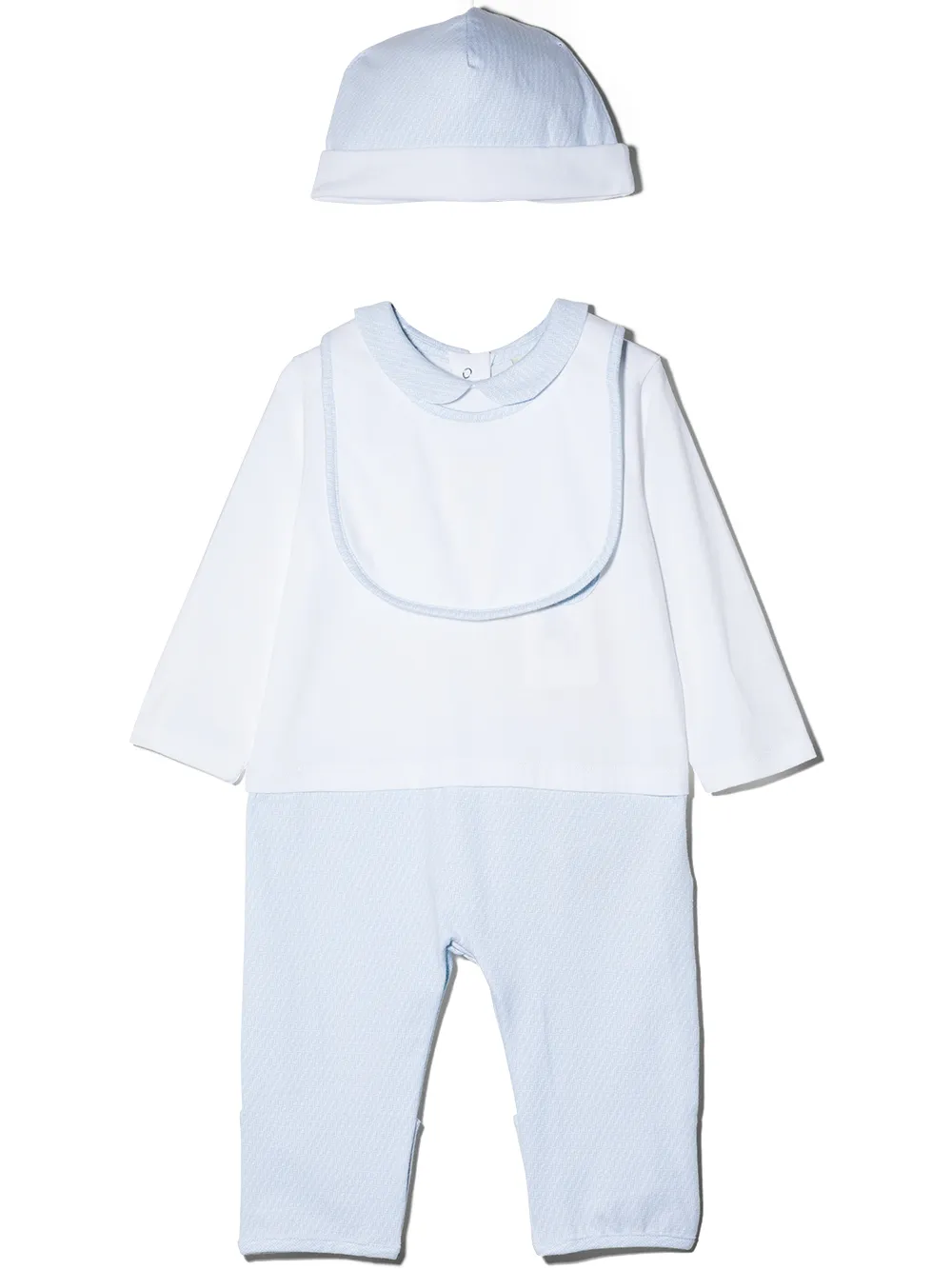 Fendi Kids monogram-print three-piece pajama set | Blue | Image 1