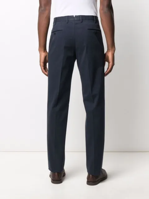 Shop Pt01 pressed-crease cotton chinos with Express Delivery - FARFETCH