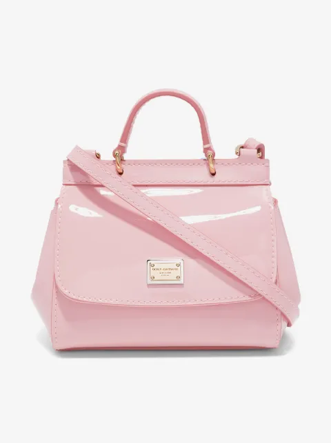 Dolce & Gabbana Kids mini Sicily logo-plaque shouder bag