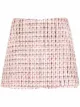 Image 1 of Valentino metallic-knit tweed skort