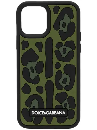 Dolce & Gabbana leopard-print iPhone 12 Pro Case | Green | FARFETCH