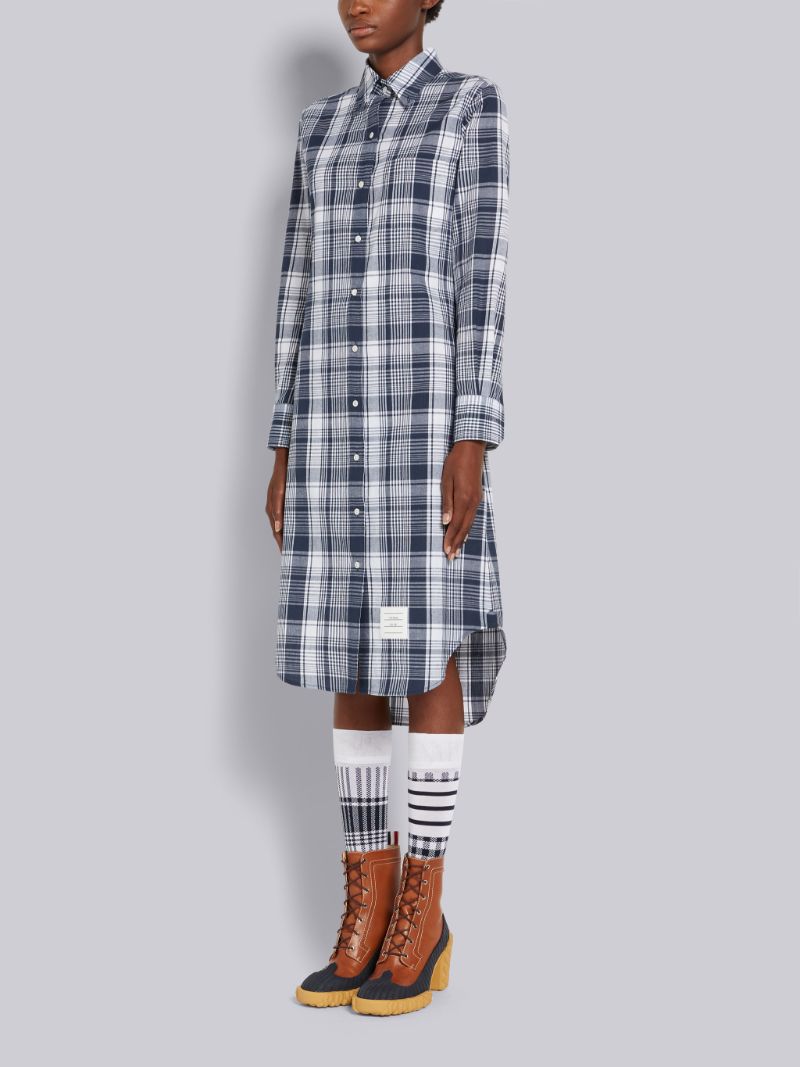 madras shirtdress