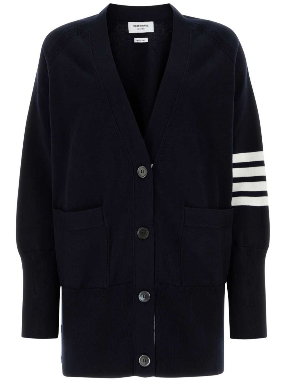 Thom Browne 4-Bar knitted cardigan - Blue