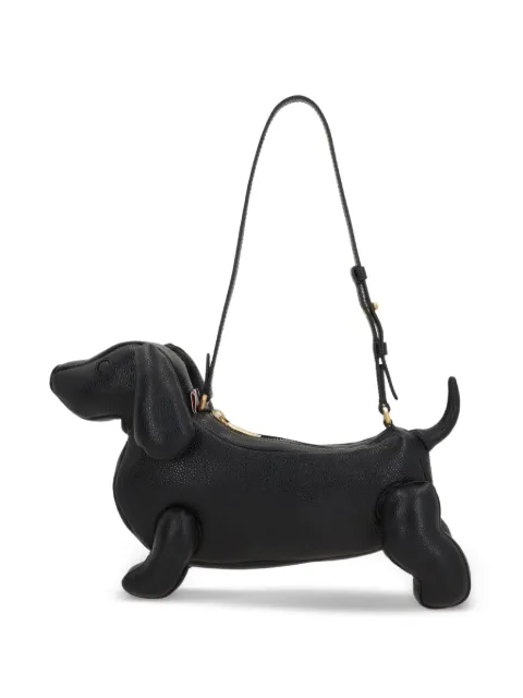 Thom Browne Hector pebbled leather shoulder bag