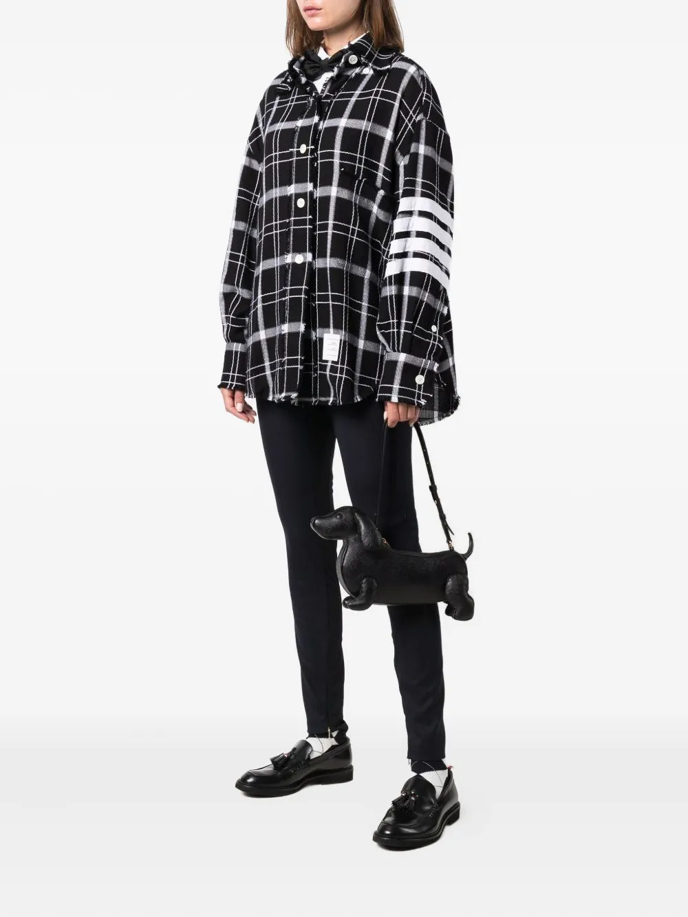 Thom Browne Hector pebbled leather shoulder bag | Image 2