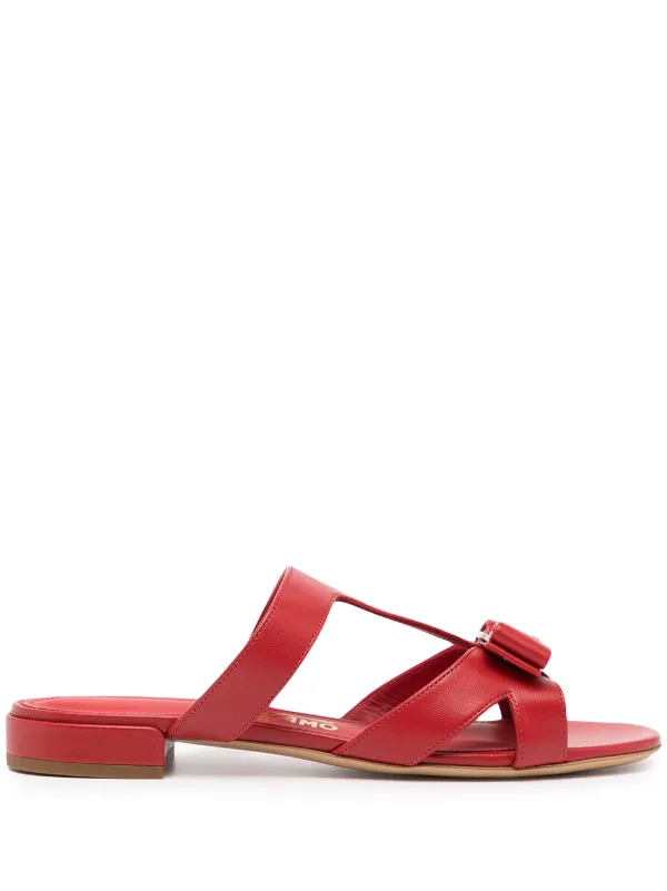 ferragamo red sandals