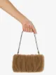 STAUD Bean shearling shoulder bag