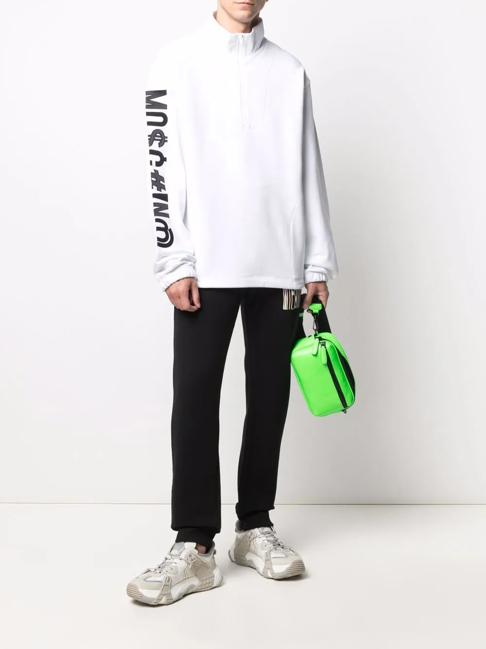 фото Moschino толстовка с вышитым логотипом symbols