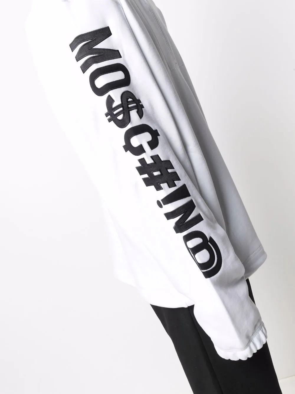 фото Moschino толстовка с вышитым логотипом symbols