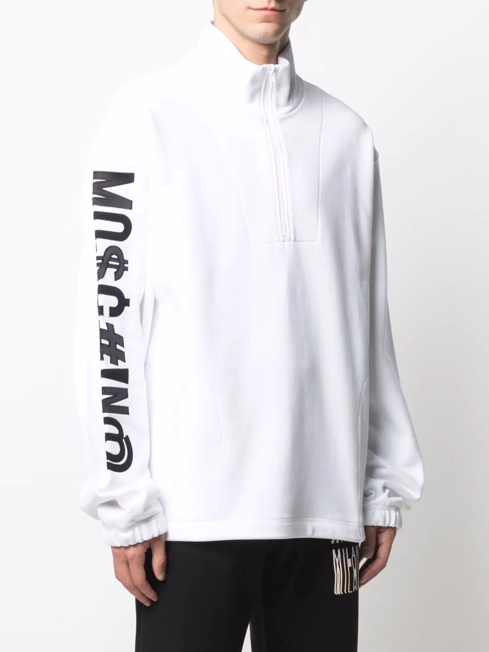 фото Moschino толстовка с вышитым логотипом symbols