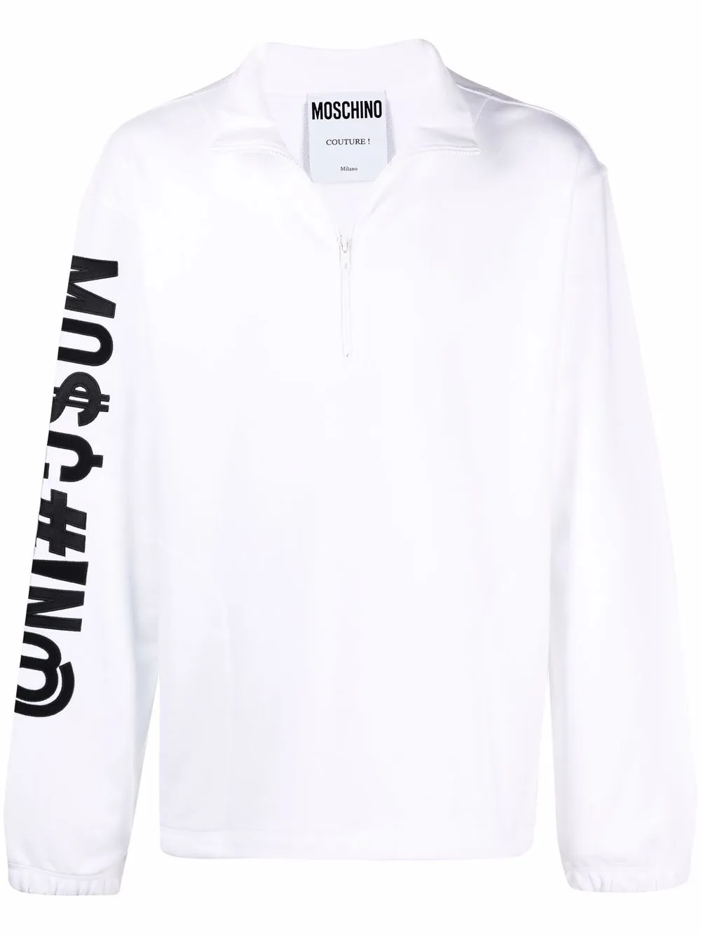 фото Moschino толстовка с вышитым логотипом symbols