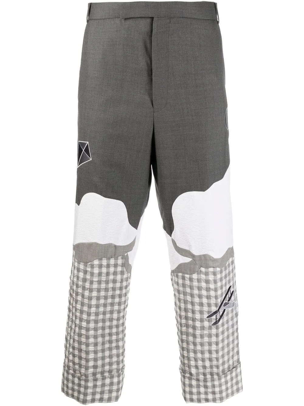 

Thom Browne Sky Motif tailored trousers - Grey