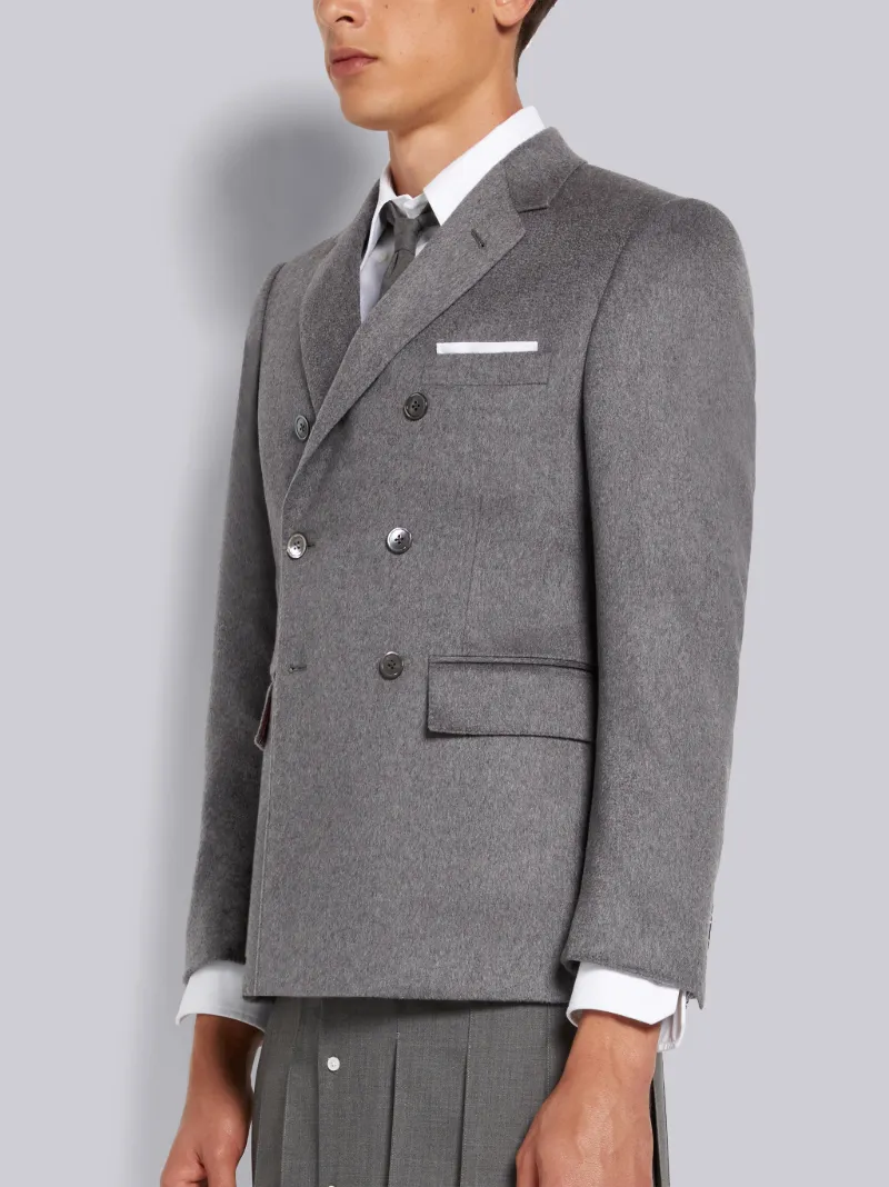 Medium Grey Jacket Weight Cashmere 