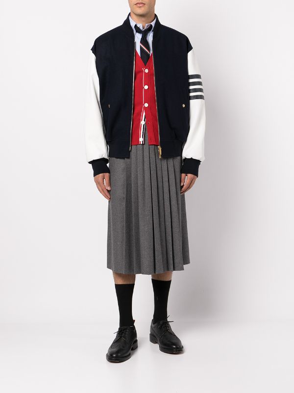 Thom Browne 4BAR ストライプ ボンバージャケット - Farfetch