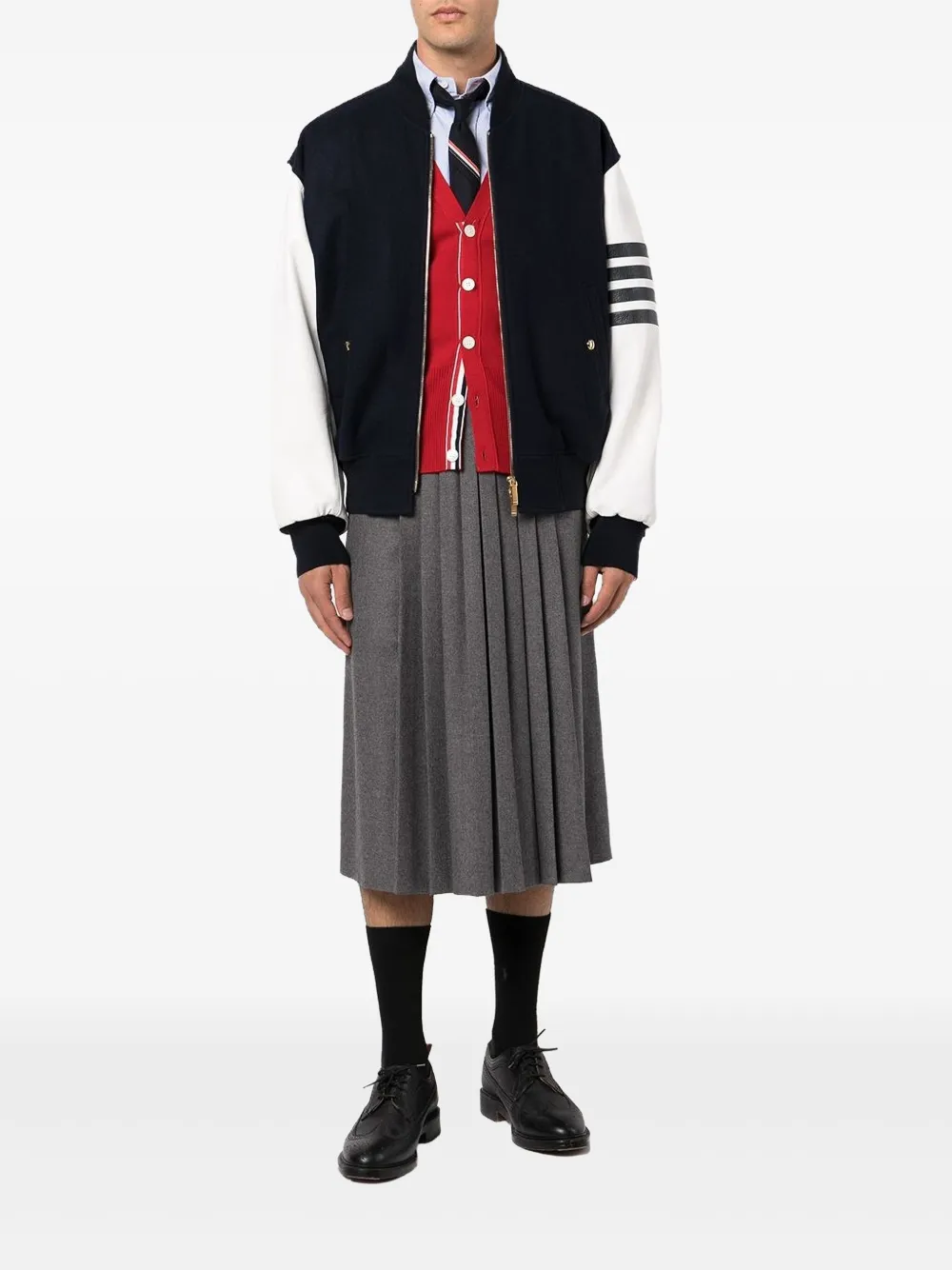 Thom Browne جاكيت بومبر بزينة 4 خطوط | جاكيتات بومبر | Image 2