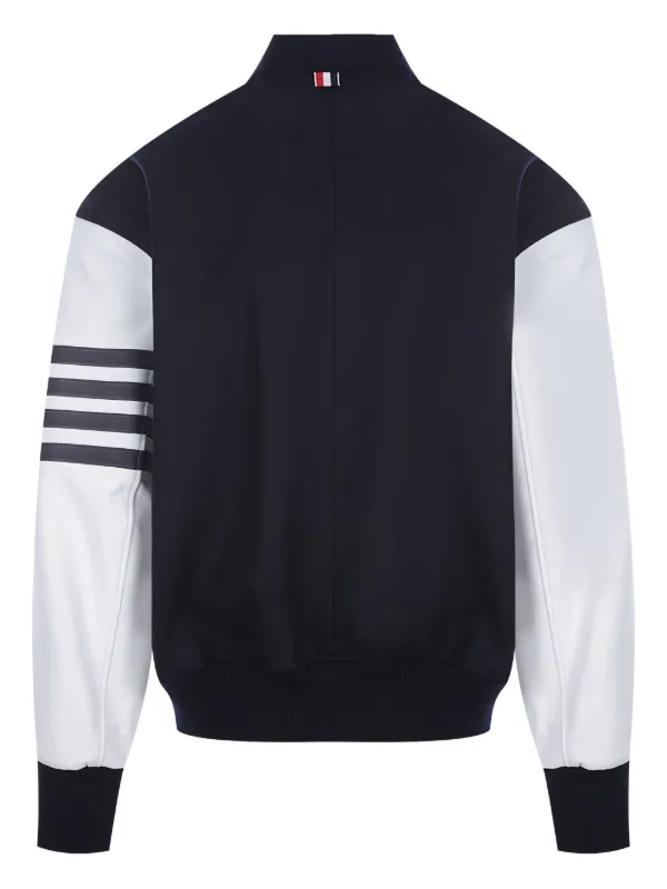 Thom Browne 4BARムートンジャケット
4BAR ムートンジャケット Flannel 4 Bar Knit Rib Blouson | Thom Browne