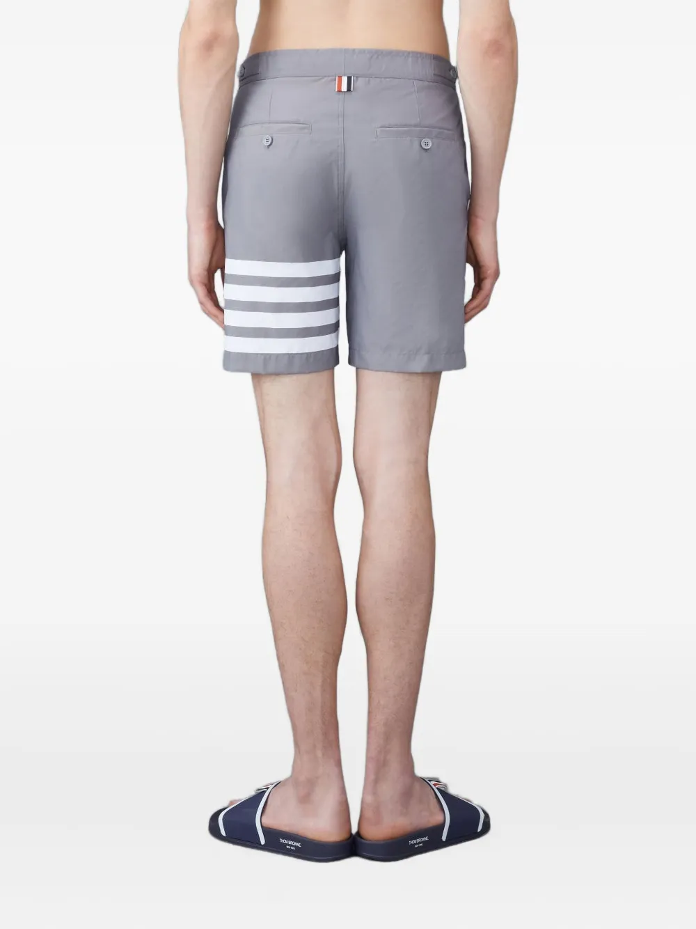 Thom Browne Swim Tech 4-Bar deck shorts | Deck Shorts | Image 2