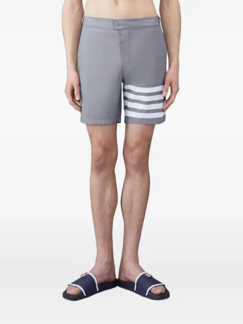Thom Browne Swim Tech 4-Bar deck shorts