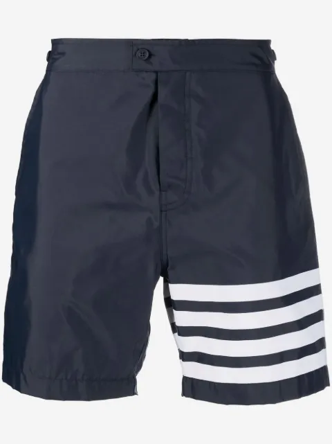 Thom Browne swim tech 4-Bar board shorts