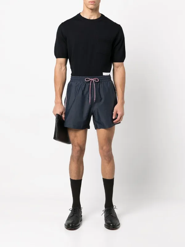 RWB ノースリーブ テニスドレス thom browne Thom Browne RWB-stripe Shirt Dress | Blue | FARFETCH