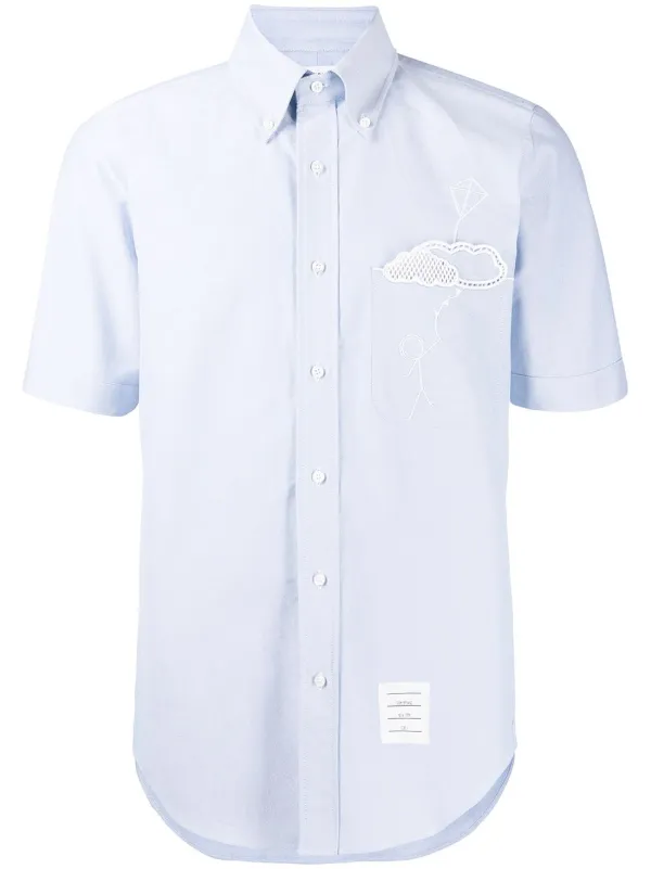 Thom Browne embroidered-detail short 