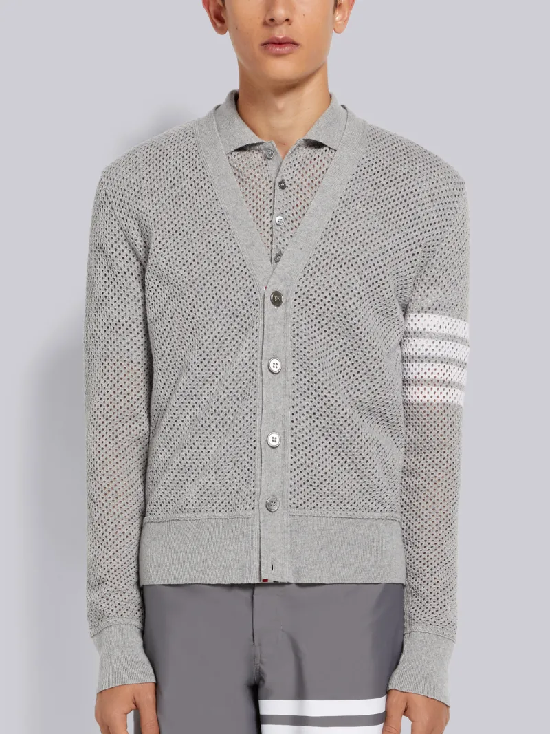 pale grey cashmere cardigan