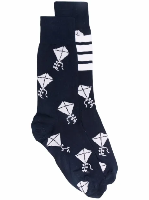 Thom Browne strømper med kite-ikon