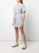 Theory vestido sin mangas con cordones