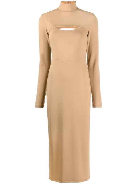 AMBUSH cut-out mid-length dress