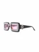 Imagem 2 de Gucci Eyewear Óculos de sol retangular com aplicação de cristais