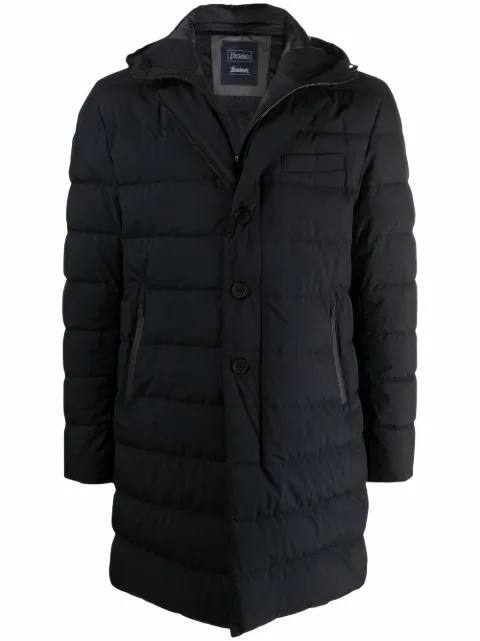 Herno padded hooded coat