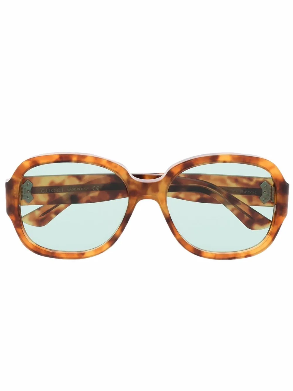 Gucci Eyewear tortoiseshell-effect square-frame Sunglasses - Farfetch