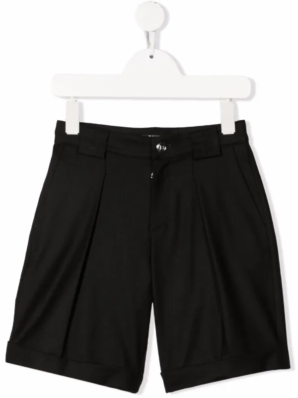 Pantalones cortos de vestir anchos Balmain Kids por 240€ - Compra online  AW21 - Devolución gratuita y pago seguro
