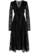 Imagen 1 de Tadashi Shoji vestido con encaje floral y cuello en V