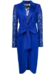 Imagen 1 de Tadashi Shoji vestido estilo blazer de encaje floral
