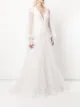 Tadashi Shoji Gretel dotted lace embroidered bridal dress