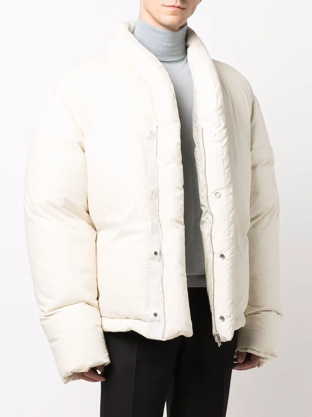 Ambush Green Down Kimono Jacket ShopStyle Outerwear