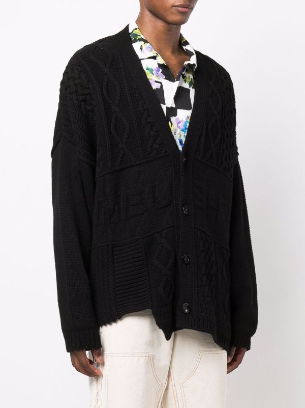 AMBUSH Patchwork Knitted Cardigan - Farfetch