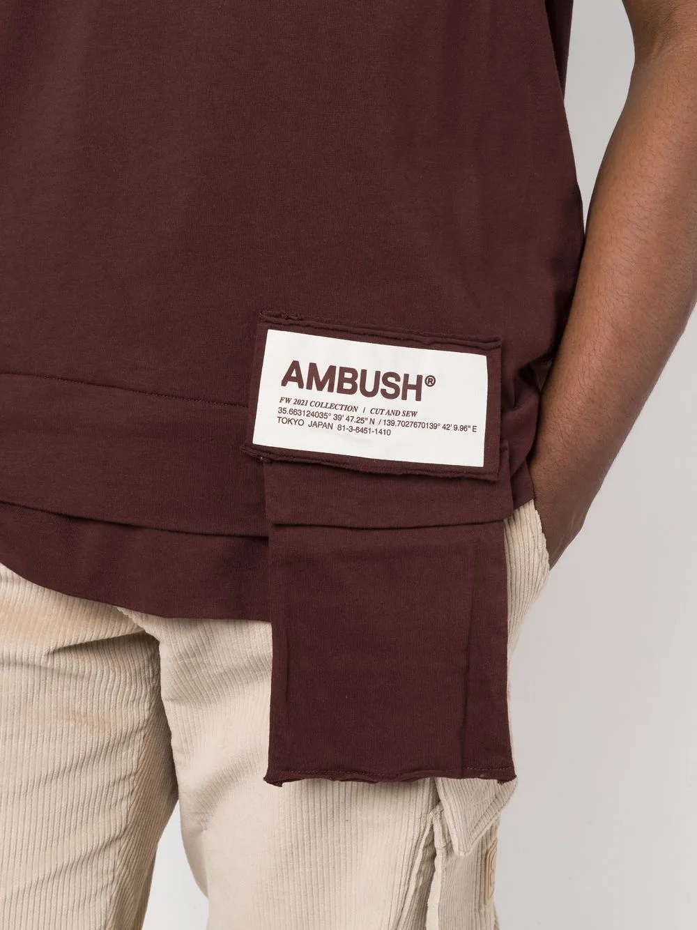 AMBUSH T-shirt con taschino | Image 6