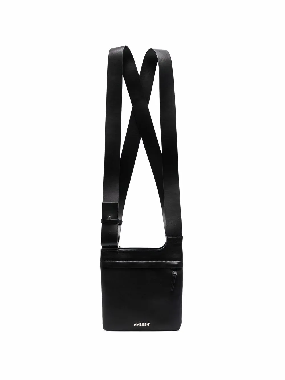 

AMBUSH bolsa crossbody doble - Negro