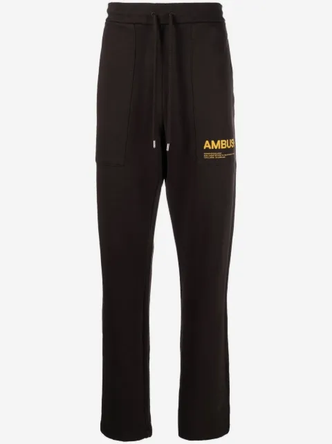 AMBUSH logo-print track pants