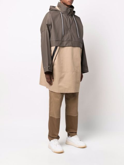 Shop AMBUSH colour-block hooded parka with Express Delivery - FARFETCH
